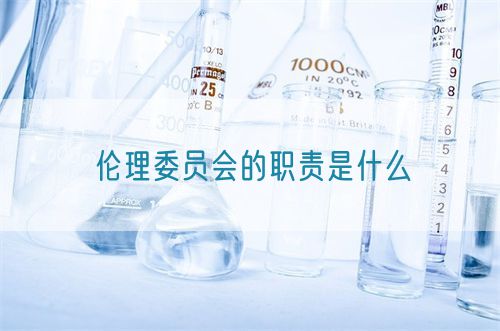 倫理委員會(huì)的職責(zé)是什么