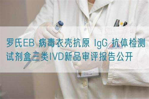 羅氏EB病毒衣殼抗原IgG抗體檢測試劑盒三類IVD新品審評報告公開