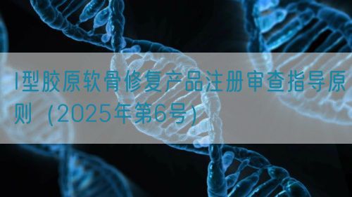 I型膠原軟骨修復(fù)產(chǎn)品注冊審查指導(dǎo)原則（2025年第6號）(圖1)